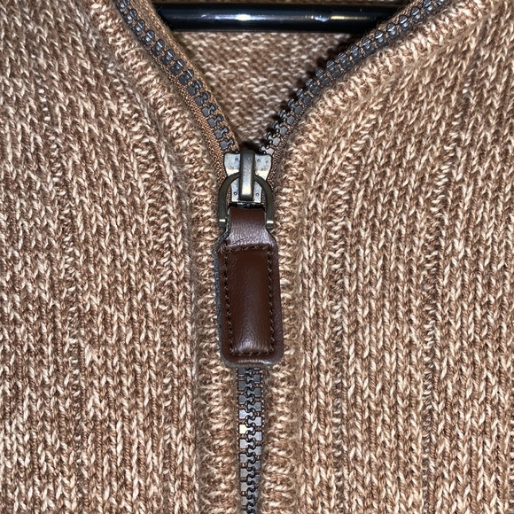 Northwest Territory Beige Pullover Zip-Up Sweater Men’s XL - Picture 3 of 8